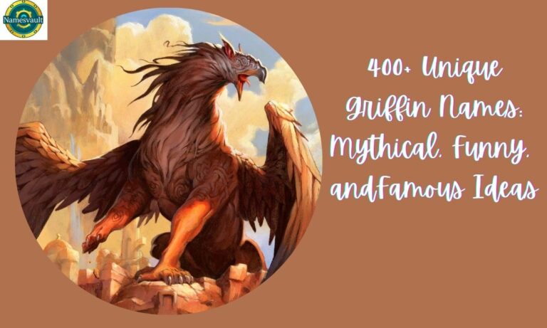 400+ Unique Griffin Names Mythical, Funny, and Famous Ideas