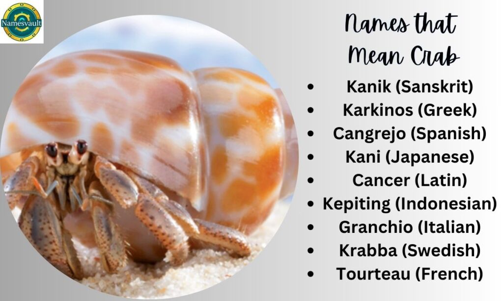 Names that Mean Crab