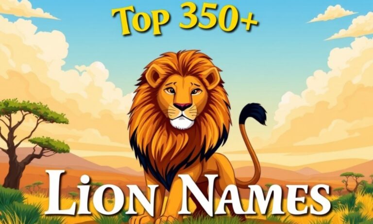 Top 350+ Lion Names Powerful, Cute, and Unique Name Ideas