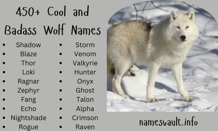 450+ Cool and Badass Wolf Names Unleash Your Wild Side