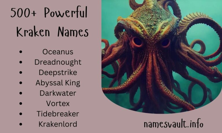 500+ Powerful Kraken Names Unleash the Legends of the Deep