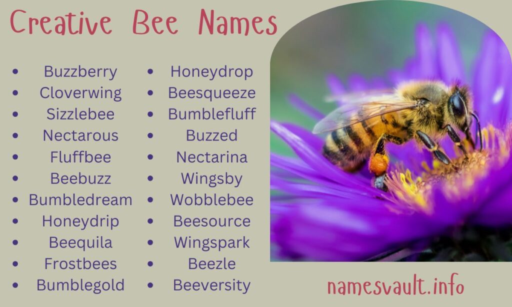 Creative Bee Names