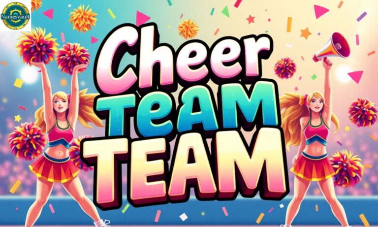 550+ Cheer Team Name Ideas Funny, Creative & Unique Picks for Every Squad