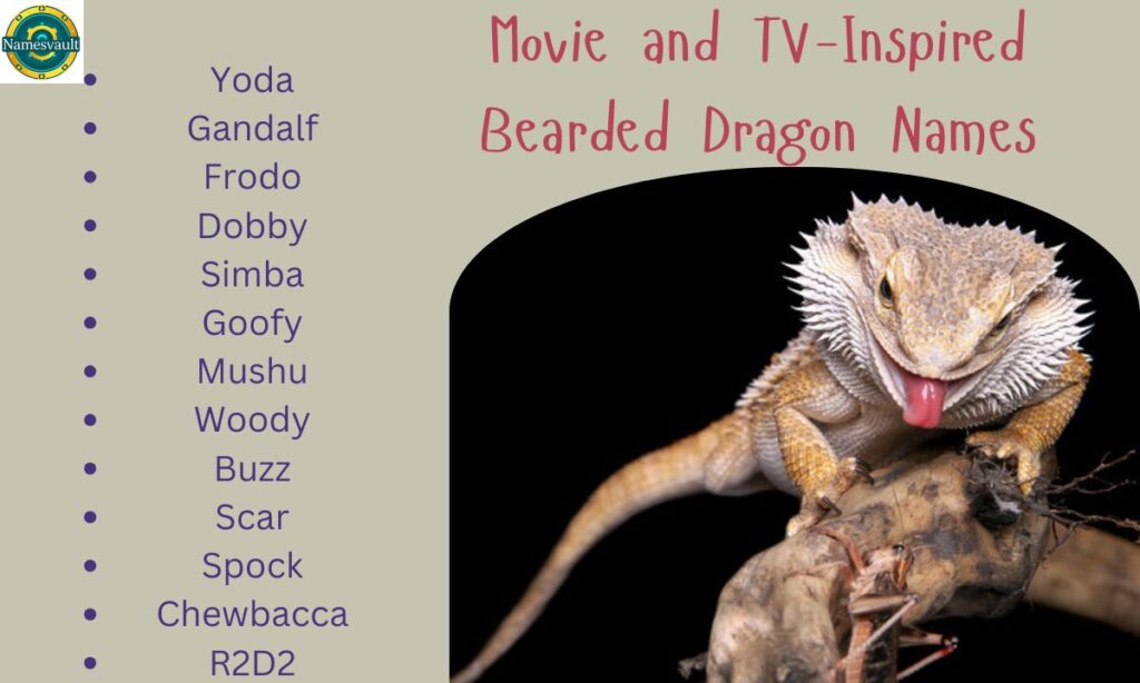 Movie and TV-Inspired Bearded Dragon Names